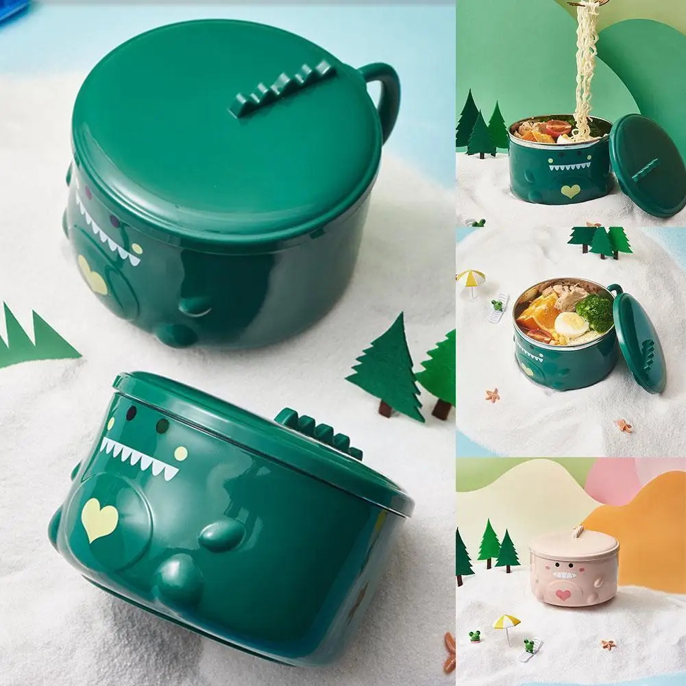 1200ml Cute Ramen Bowl Lunchbox Instant Noodles Food Steel Portable Bento Container Microwave Tableware Box Student F0r2
1200ml Cute Ramen Bowl Lunchbox Instant Noodles Food Steel Portable Bento Container Microwave Tableware Box Student F0r2