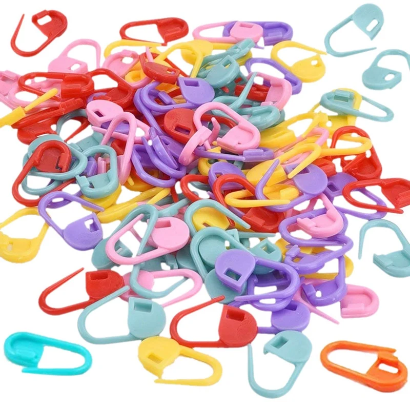 1200 Pieces Crochet Locking Stitch Markers, Knitting Stitch Counter Needle Clips, Mixed Color
1200 Pieces Crochet Locking Stitch Markers, Knitting Stitch Counter Needle Clips, Mixed Color
