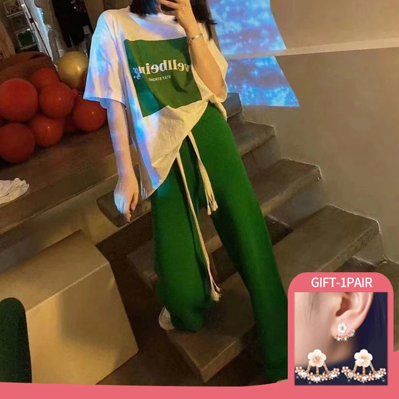 Loose Trousers Summer Women's Pants Casual Drawstring Drapey Striped Wide-leg Pant Fashion Straight Long Pants Sweatpants
Loose Trousers Summer Women's Pants Casual Drawstring Drapey Striped Wide-leg Pant Fashion Straight Long Pants Sweatpants