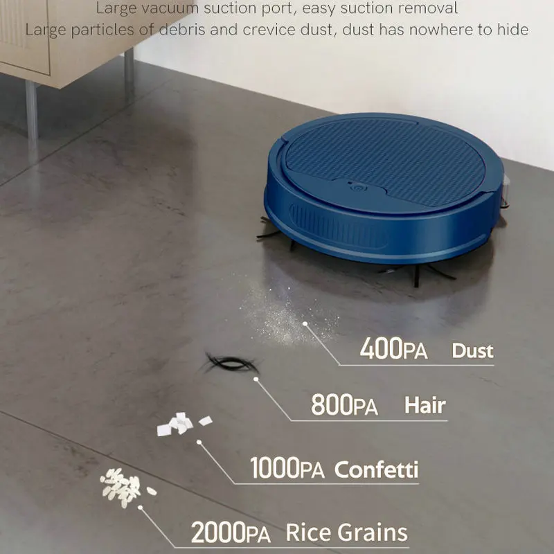 Robot Vacuum Cleaner 3-In-1 Wireless Intelligent Robotic App Control Household Tool Cleaning Appliances,Electric Sweeper
Robot Vacuum Cleaner 3-In-1 Wireless Intelligent Robotic App Control Household Tool Cleaning Appliances,Electric Sweeper