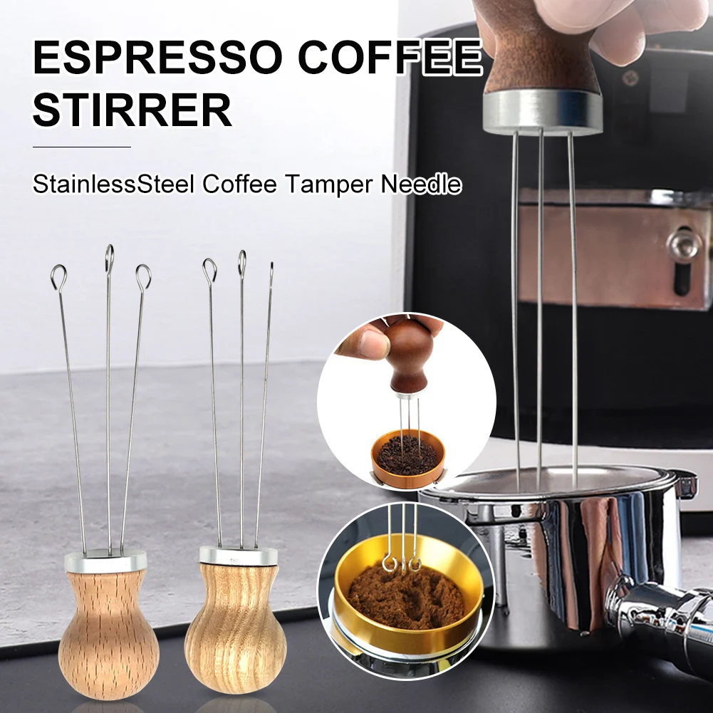 Espresso Coffee Stirrer Distribution Tool Needle Professional Stirring Distribution Coffee Powder Hand Tamper Distributor New
Espresso Coffee Stirrer Distribution Tool Needle Professional Stirring Distribution Coffee Powder Hand Tamper Distributor New