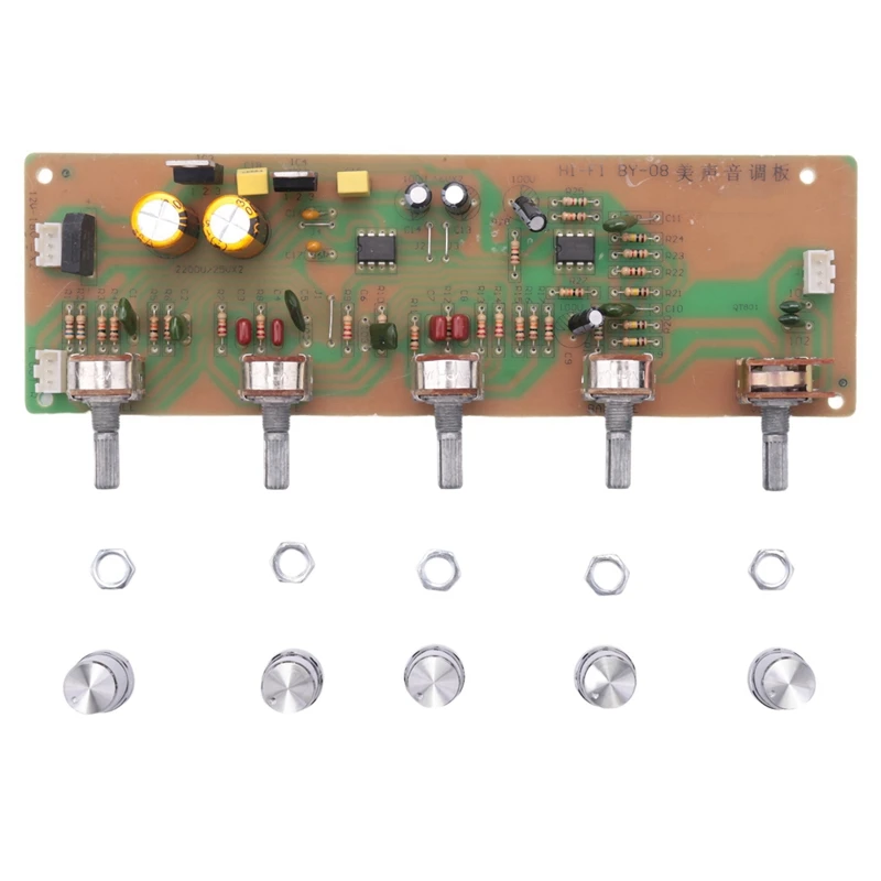 3X 2.0 HIFI AN4558 Audio Preamplifier Bass Midrange Treble Balance Adjustable Preamp Finished Board With Tone Control
3X 2.0 HIFI AN4558 Audio Preamplifier Bass Midrange Treble Balance Adjustable Preamp Finished Board With Tone Control