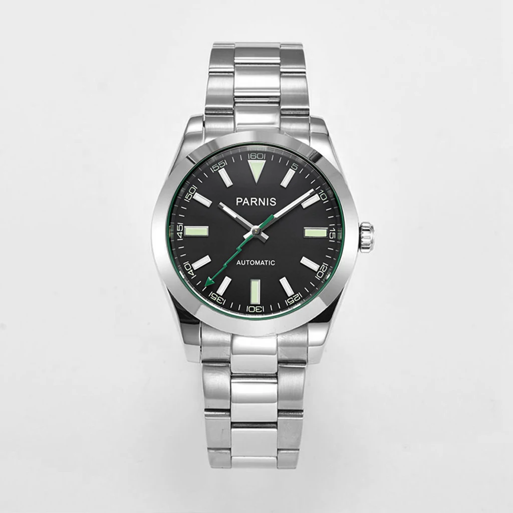 New Parnis 40mm White Dial Mechanical Automatic Men Watches Sapphire Glass Miyota 8215 Stainless Steel Strap Watch reloj hombre
New Parnis 40mm White Dial Mechanical Automatic Men Watches Sapphire Glass Miyota 8215 Stainless Steel Strap Watch reloj hombre