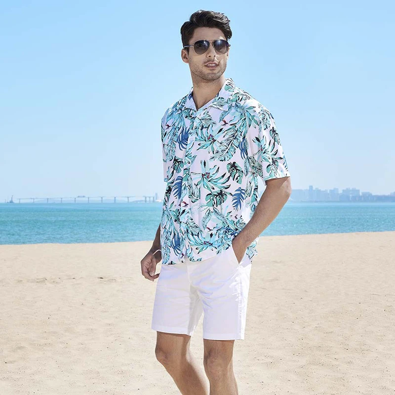 Festive Carnival Short Sleeve Hawaiian Shirt Men Summer Mens Hawaiian Shirts Casual Tropical Plants Print Beach Aloha Shirt Men
Festive Carnival Short Sleeve Hawaiian Shirt Men Summer Mens Hawaiian Shirts Casual Tropical Plants Print Beach Aloha Shirt Men