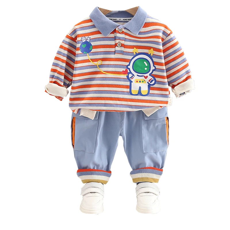 2022 Autumn Baby Boys Clothing Sets Kids Clothes Outfits Toddler Infant Stripe T Shirt Trousers 2 Pcs Suit Children Sportswear
2022 Autumn Baby Boys Clothing Sets Kids Clothes Outfits Toddler Infant Stripe T Shirt Trousers 2 Pcs Suit Children Sportswear