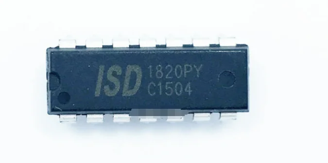 Free Shipping 5pcs/LOT ISD1820PY upright DIP14 8 to 20 seconds can play single audio playback circuit
Free Shipping 5pcs/LOT ISD1820PY upright DIP14 8 to 20 seconds can play single audio playback circuit