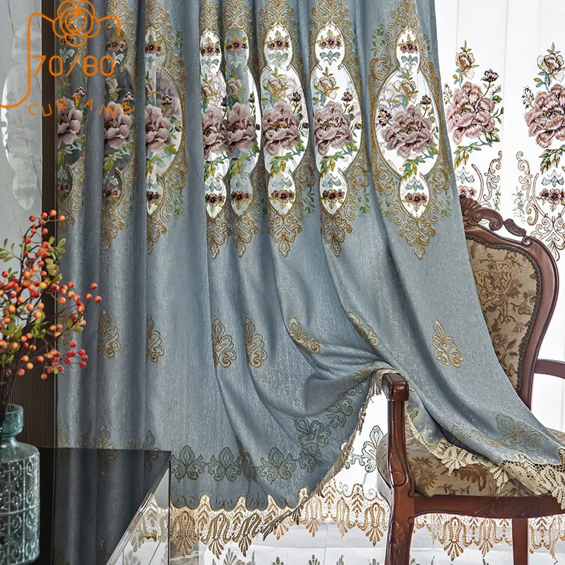 European-style High-end Hollow Peony Embroidered Window Screen Curtains for Living Room Bedroom Custom Finished Valance
European-style High-end Hollow Peony Embroidered Window Screen Curtains for Living Room Bedroom Custom Finished Valance