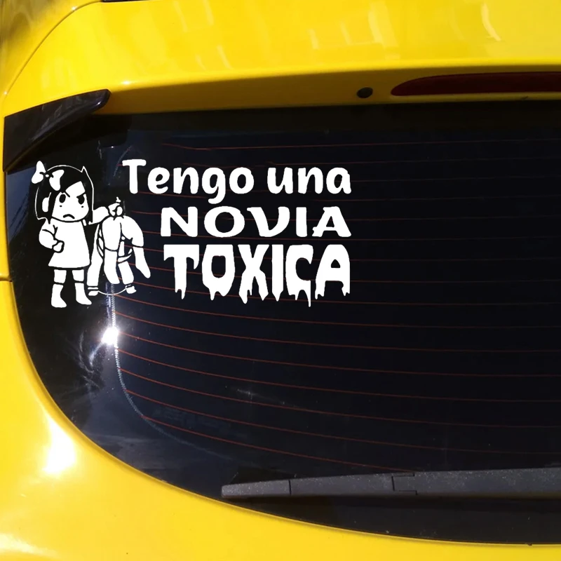 tengo una novia toxica Car Stickers Vinyl Decal Pegatinas Para Coche Car Accessories Choose Size
tengo una novia toxica Car Stickers Vinyl Decal Pegatinas Para Coche Car Accessories Choose Size