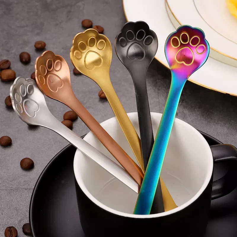 2/4PCS Funny Cat Paw Teaspoon 304 Stainless Steel Coffee Spoon Tableware Cultery Set Christmas Gift
2/4PCS Funny Cat Paw Teaspoon 304 Stainless Steel Coffee Spoon Tableware Cultery Set Christmas Gift