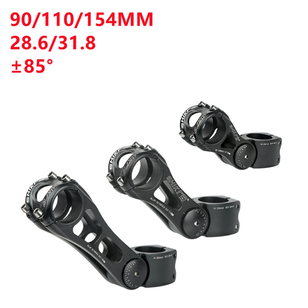 Bicycle ±85° Adjustable Stem Rise Up Handlebar MTB Road Bike Stem 90/110/145MM 3D Forging Process High Stability Double Screw
Bicycle ±85° Adjustable Stem Rise Up Handlebar MTB Road Bike Stem 90/110/145MM 3D Forging Process High Stability Double Screw