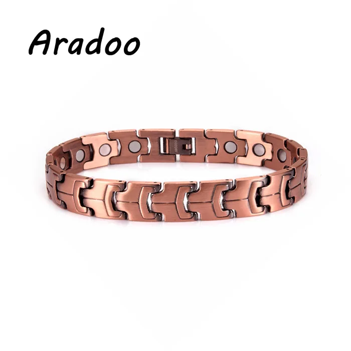 ARADOO Classic Retro Style Pure Copper Magnetic Therapy Energy Health Bracelet
ARADOO Classic Retro Style Pure Copper Magnetic Therapy Energy Health Bracelet