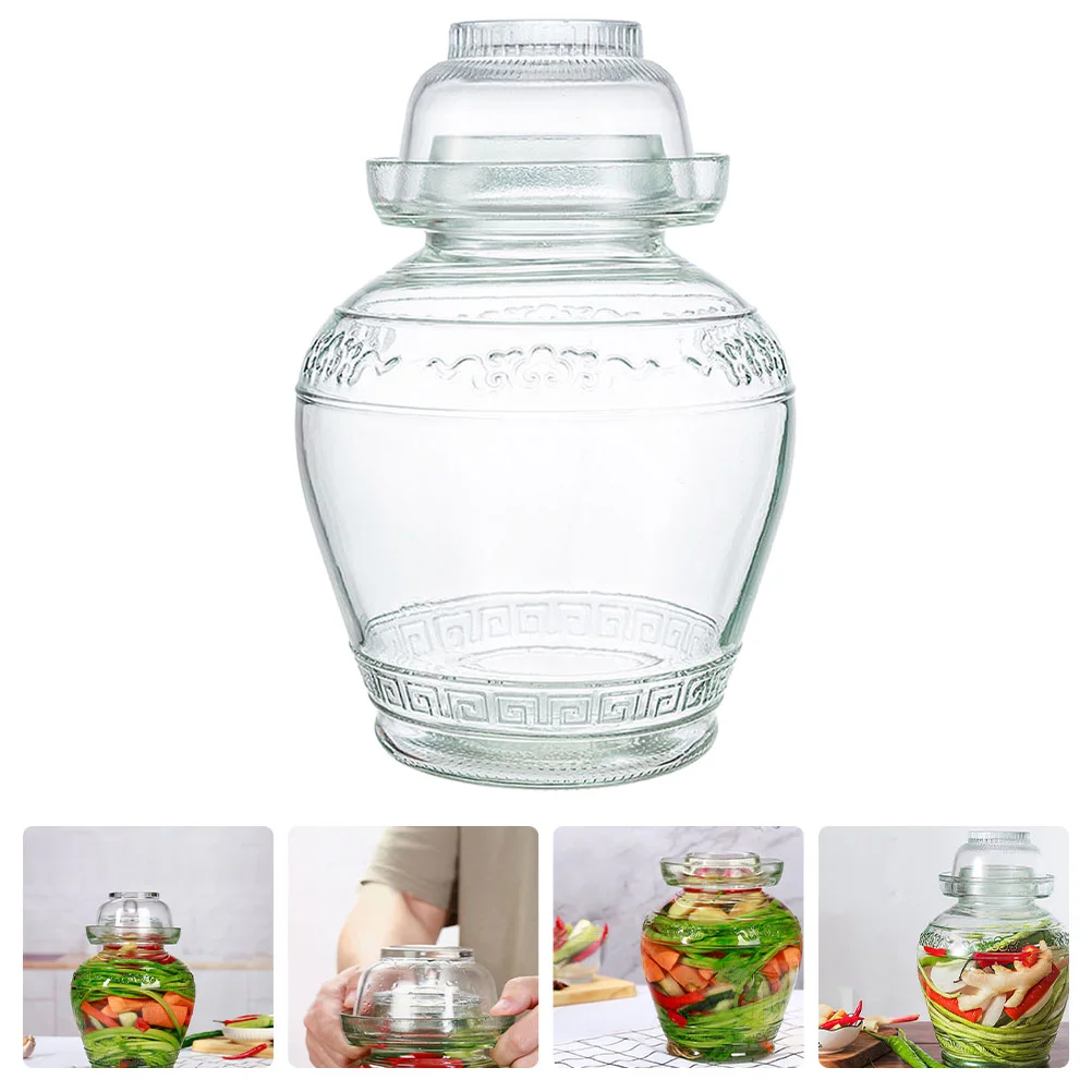 Jar Picklefermentation Fermenting Crock Container Kombucha Kimchi Storage Pot Picklingsealing Vegetable Airlock Containers Jars
Jar Picklefermentation Fermenting Crock Container Kombucha Kimchi Storage Pot Picklingsealing Vegetable Airlock Containers Jars