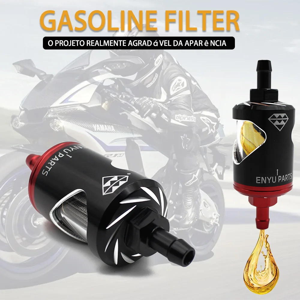 Универсальный топливный фильтр для мотоцикла, двигатель мотоцикла, линейный карбюратор, бензиновый топливный газовый фильтр, масляные фильтры для двигателя мотоцикла
Универсальный топливный фильтр для мотоцикла, двигатель мотоцикла, линейный карбюратор, бензиновый топливный газовый фильтр, масляные фильтры для двигателя мотоцикла