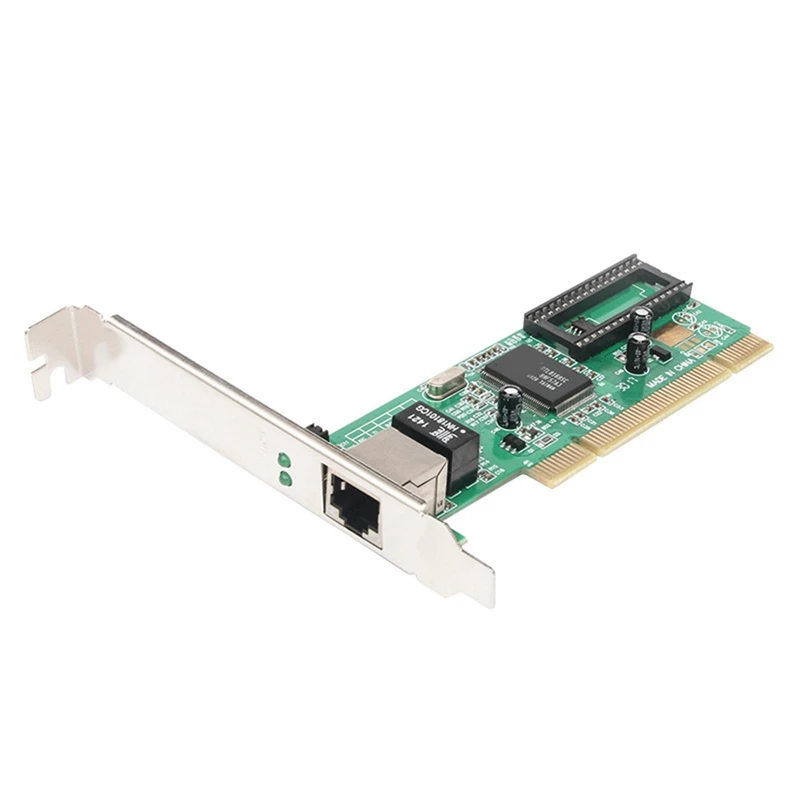 Сетевая карта RTL8169 Pcie, 10/100 Мбит/с, PCI-адаптер, гигабитная Ethernet-карта RJ45 для настольного компьютера
Сетевая карта RTL8169 Pcie, 10/100 Мбит/с, PCI-адаптер, гигабитная Ethernet-карта RJ45 для настольного компьютера
