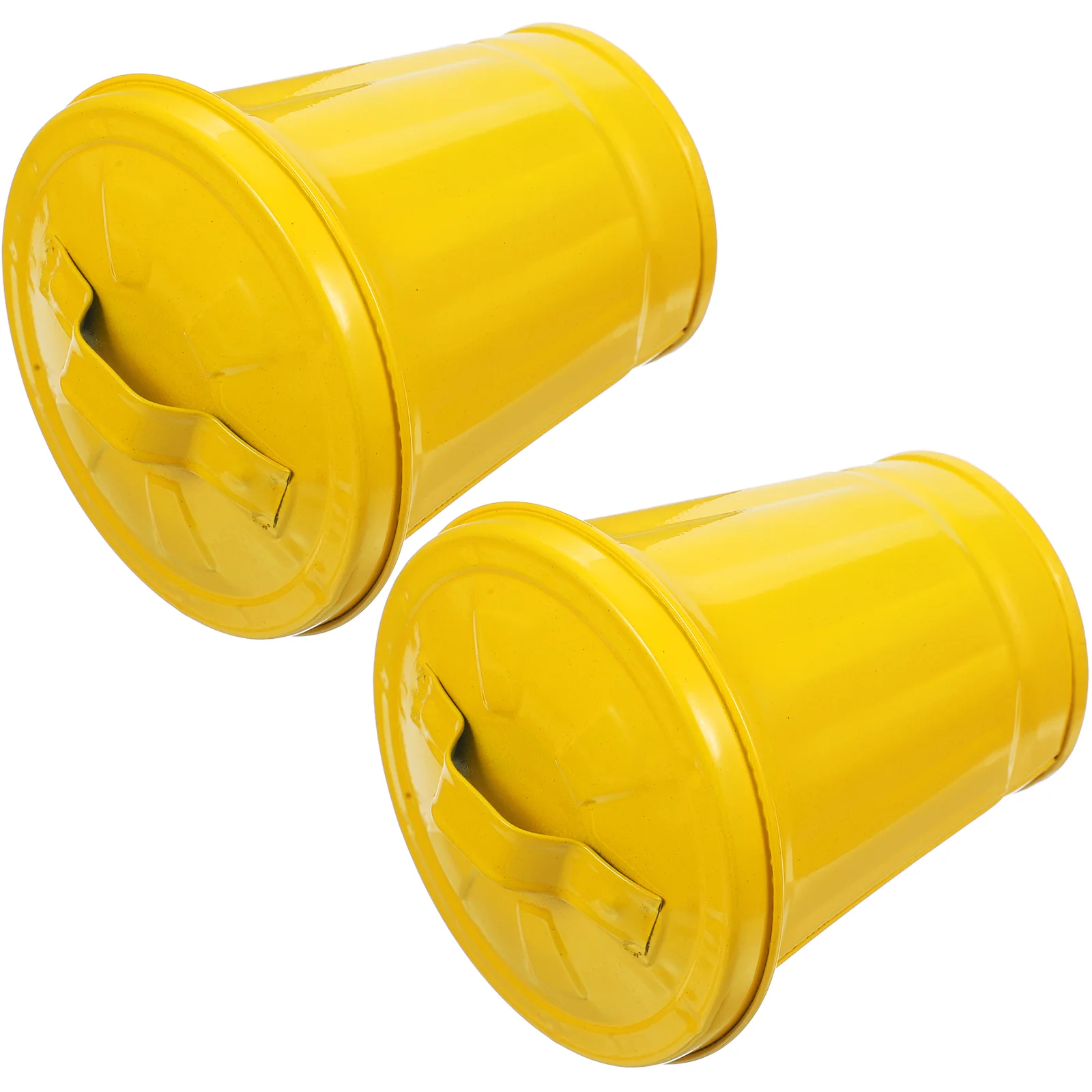 2 Pcs Galvanized Garbage Holder Metal Bucket Lid Desktop Garbage Bin Countertop Trash Can Mini Trash Can
2 Pcs Galvanized Garbage Holder Metal Bucket Lid Desktop Garbage Bin Countertop Trash Can Mini Trash Can