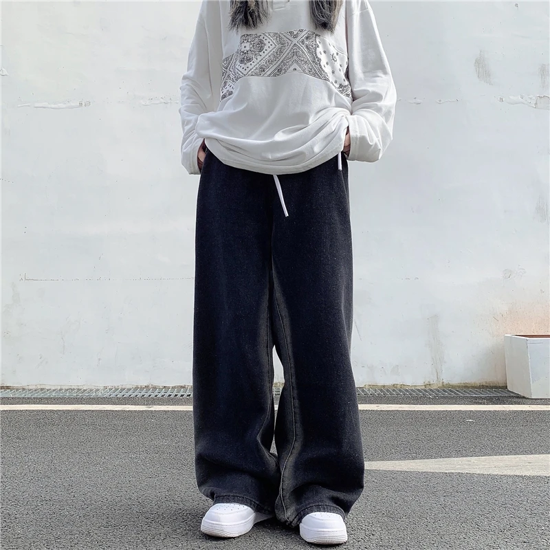 Rendering Gradient Straight Jeans Men and Women Winter Korea INS High Street Retro Loose Black Trousers Streetwear Women
Rendering Gradient Straight Jeans Men and Women Winter Korea INS High Street Retro Loose Black Trousers Streetwear Women