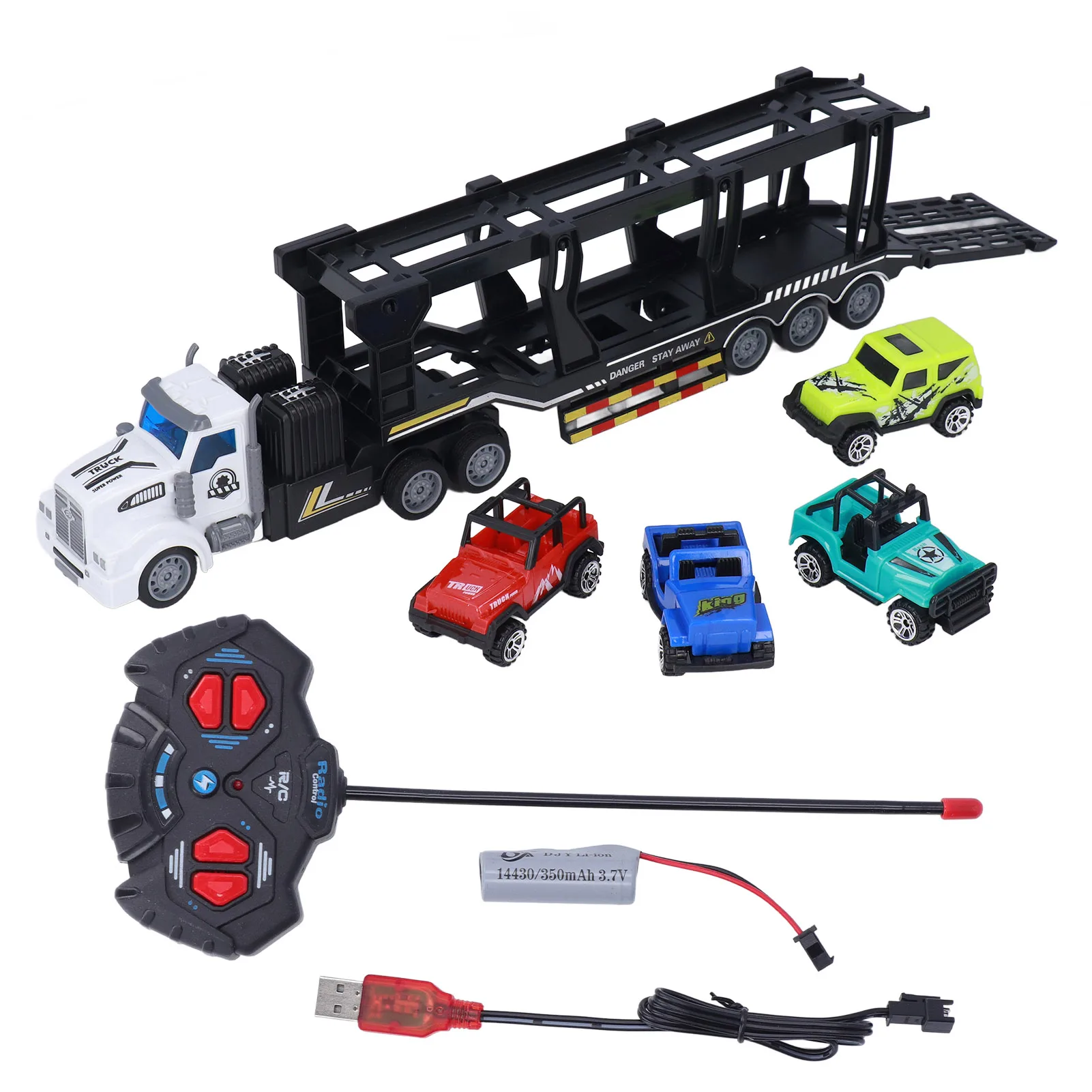1:48 Remote Control Haulage Truck Toy Double Layer Transport Truck Toy With 4 Car Models RC Vehicle Toy Gift For Kids
1:48 Remote Control Haulage Truck Toy Double Layer Transport Truck Toy With 4 Car Models RC Vehicle Toy Gift For Kids