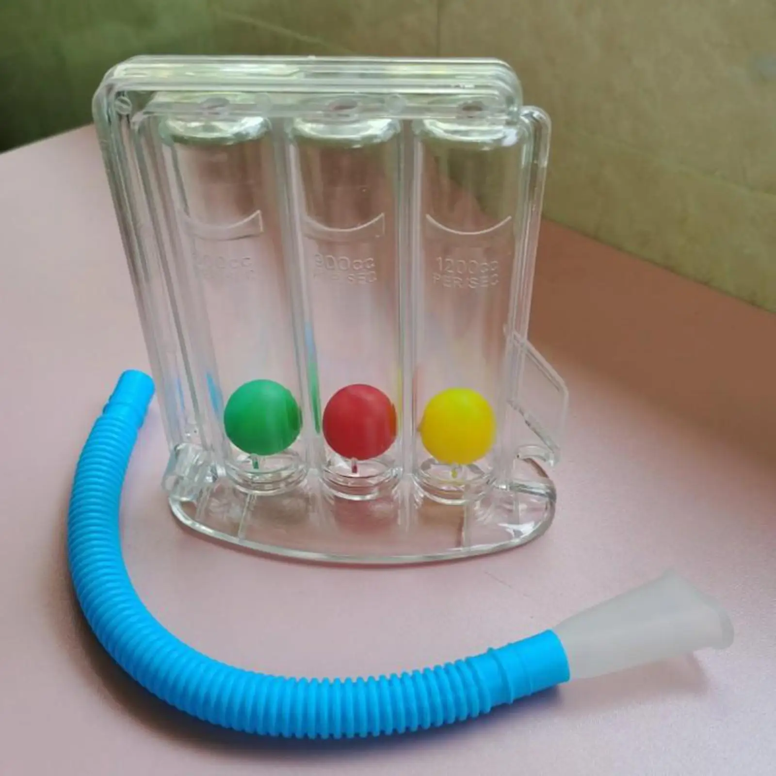 3-Ball Deep Breathing Exerciser Lung Deep Breath Trainer Incentive Spirometer Spirometry Breath Measurement System
3-Ball Deep Breathing Exerciser Lung Deep Breath Trainer Incentive Spirometer Spirometry Breath Measurement System