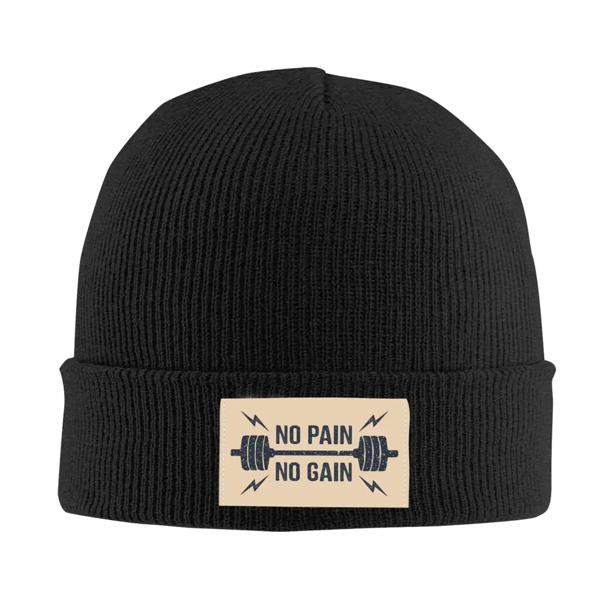 No Pain No Gain Gym Motivational Quote Bonnet Hats Knitted Hat Winter Warm Bodybuilding Workout Skullies Beanies Caps 1
No Pain No Gain Gym Motivational Quote Bonnet Hats Knitted Hat Winter Warm Bodybuilding Workout Skullies Beanies Caps 1