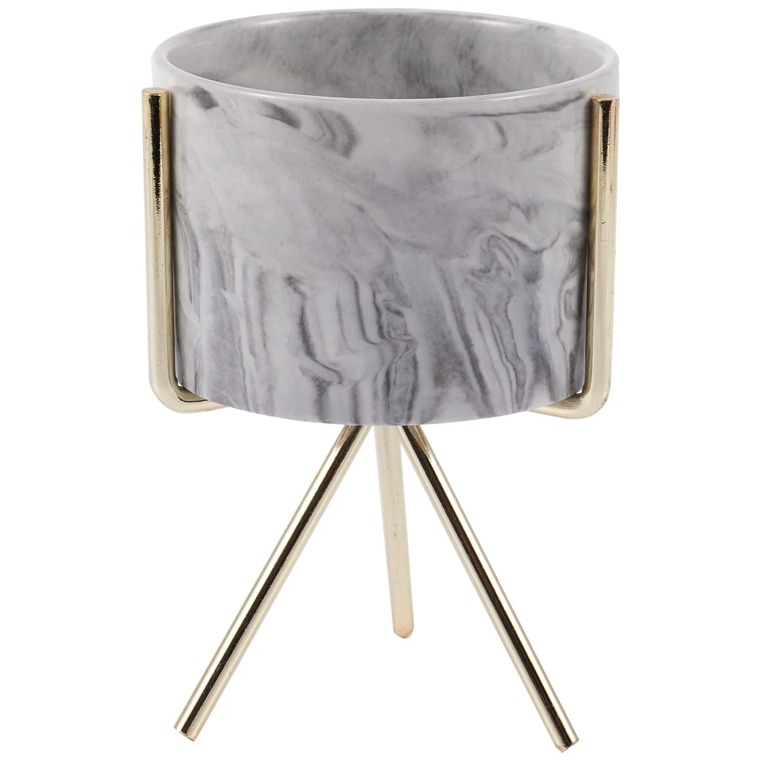 Nordic Home Minimalist Style Marble Vase Wrought Iron Tabletop Succulent Flower Pot Gold + White Ceramic S
Nordic Home Minimalist Style Marble Vase Wrought Iron Tabletop Succulent Flower Pot Gold + White Ceramic S