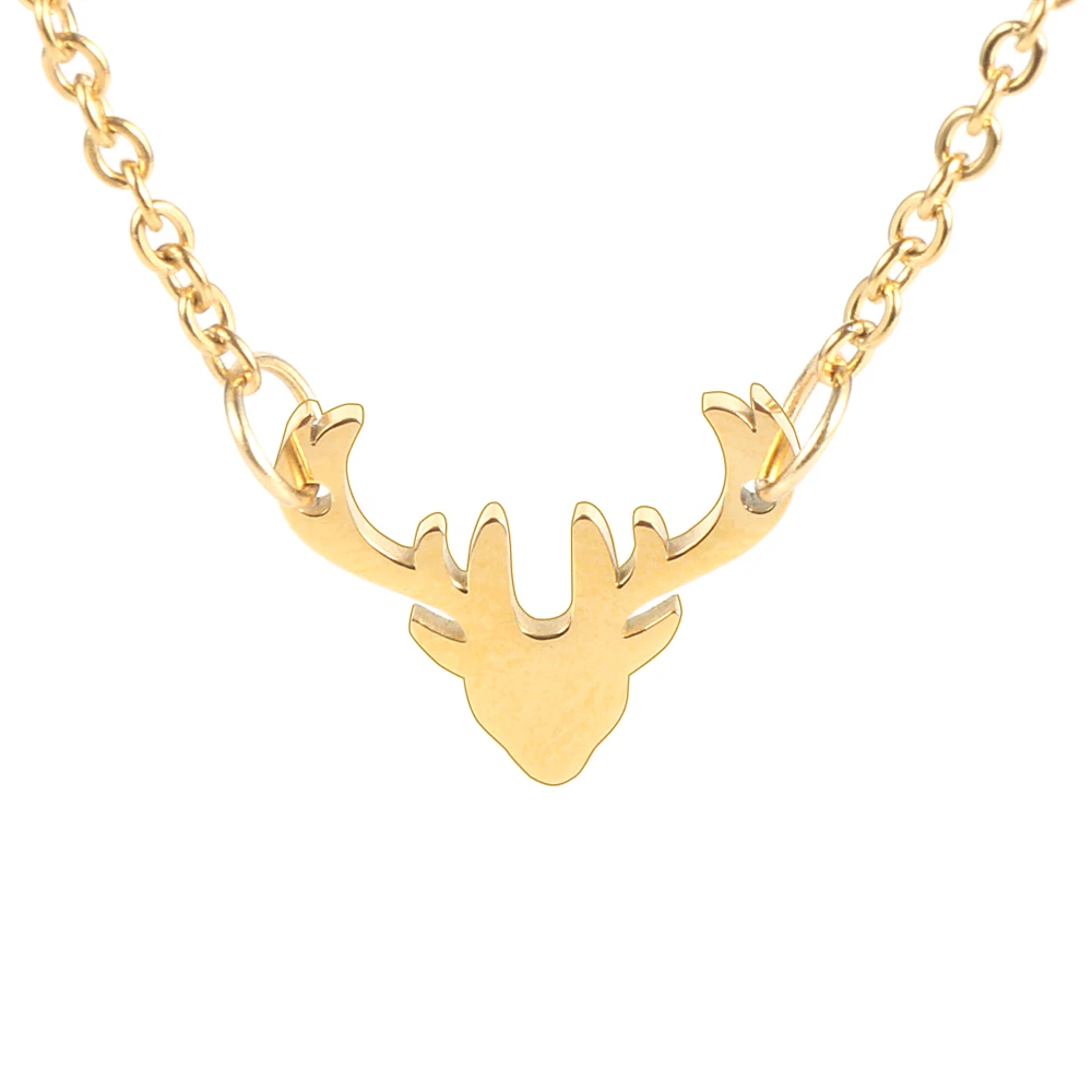 Nabest 5 Styles Animal Series Stainless Steel Gold Pendant Necklace Deer Mermaid Fish Tail Fashion Jewelry For Women Party
Nabest 5 Styles Animal Series Stainless Steel Gold Pendant Necklace Deer Mermaid Fish Tail Fashion Jewelry For Women Party