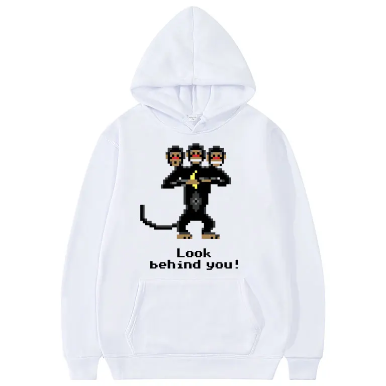 Three Headed Monkey Black Graphic Print Hoodie Funny Look Behind You Hoodies Streetwear Men Wome Fashion Casual Sweatshirt Tops
Three Headed Monkey Black Graphic Print Hoodie Funny Look Behind You Hoodies Streetwear Men Wome Fashion Casual Sweatshirt Tops