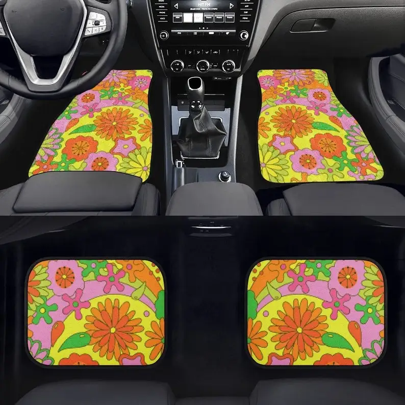 Trippy Flowers Car Floor Mats, Flower Power Car Mats, Hippie Car Accessories, Car Accessories For Women, Stoner Gifts, Retro Car
Trippy Flowers Car Floor Mats, Flower Power Car Mats, Hippie Car Accessories, Car Accessories For Women, Stoner Gifts, Retro Car