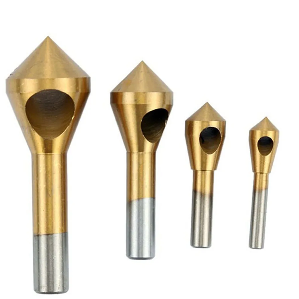 2pcs Titanium Coated Countersink Drill Bit Deburring Drill Taper Hole Cutter Countersunk Head Chamfering Woodworking Tools
2pcs Titanium Coated Countersink Drill Bit Deburring Drill Taper Hole Cutter Countersunk Head Chamfering Woodworking Tools
