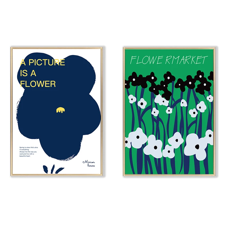 Blue Green Flower Market Canvas Paintings Abstract Nordic Plants Wall Art Posters Print Modern Pictures for Living Room Aisle
Blue Green Flower Market Canvas Paintings Abstract Nordic Plants Wall Art Posters Print Modern Pictures for Living Room Aisle