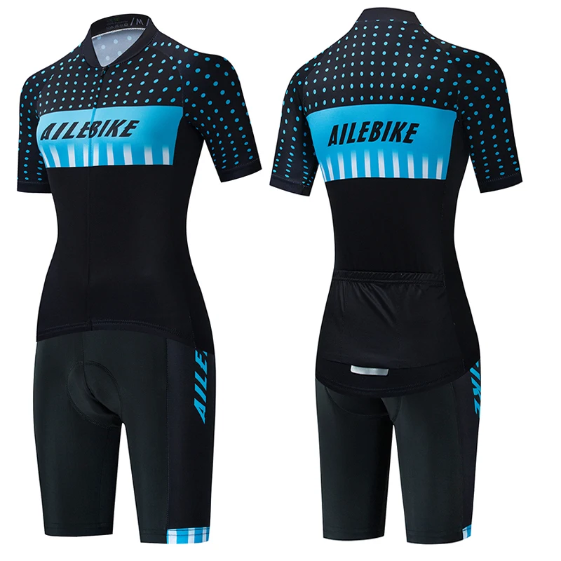 Women's summer riding clothes short-sleeved suit bicycle mountain bike riding equipment silicone pants pad riding shorts top
Women's summer riding clothes short-sleeved suit bicycle mountain bike riding equipment silicone pants pad riding shorts top