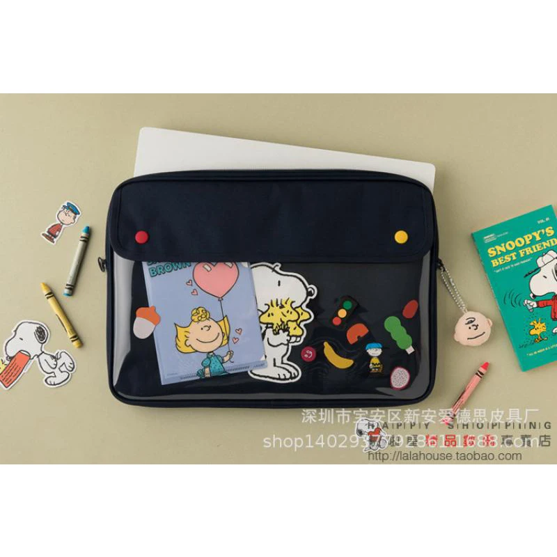 Kawaii Snoopy Cartoon Transparent Laptop Bag Female Cute Pro13/16 Liner Bag 11 inch Christmas Gifts
Kawaii Snoopy Cartoon Transparent Laptop Bag Female Cute Pro13/16 Liner Bag 11 inch Christmas Gifts