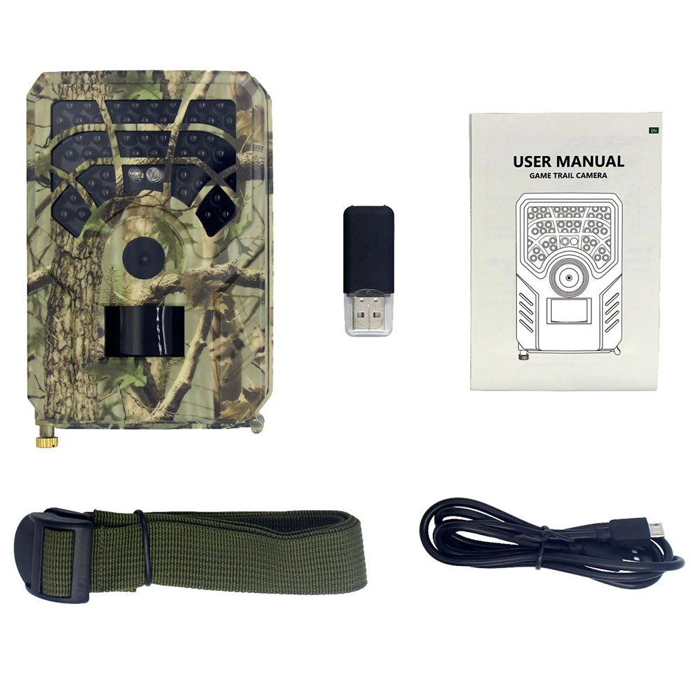 Indoor Outdoor 46 LEDs Compact 720P Night Vision Wildlife Camera Infrared Heat-Sensing IP54 Waterproof Wireless Surveillance
Indoor Outdoor 46 LEDs Compact 720P Night Vision Wildlife Camera Infrared Heat-Sensing IP54 Waterproof Wireless Surveillance