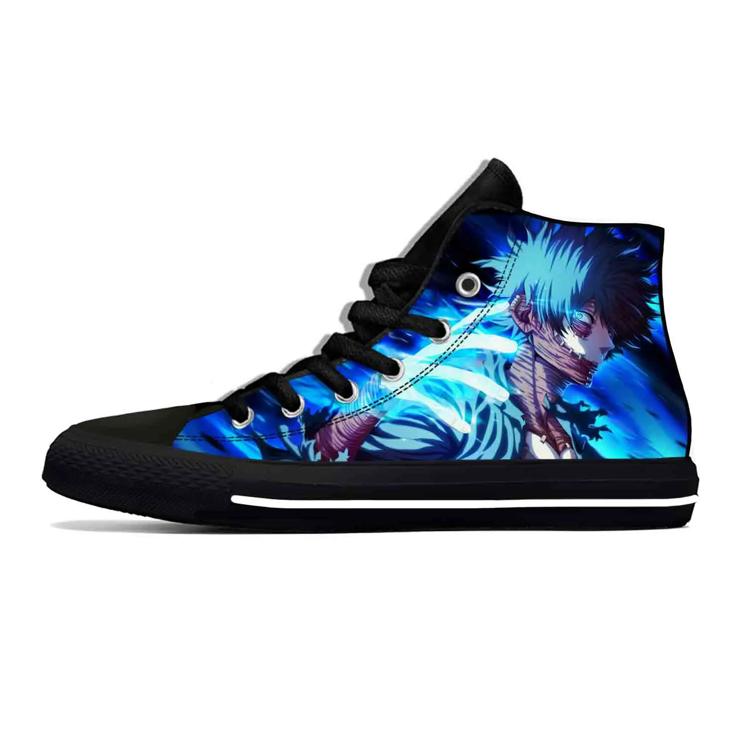 Japanese Anime Cartoon My Hero Academia Dabi Cool Casual Cloth Shoes High Top Lightweight Breathable 3D Print Men Women Sneakers
Japanese Anime Cartoon My Hero Academia Dabi Cool Casual Cloth Shoes High Top Lightweight Breathable 3D Print Men Women Sneakers