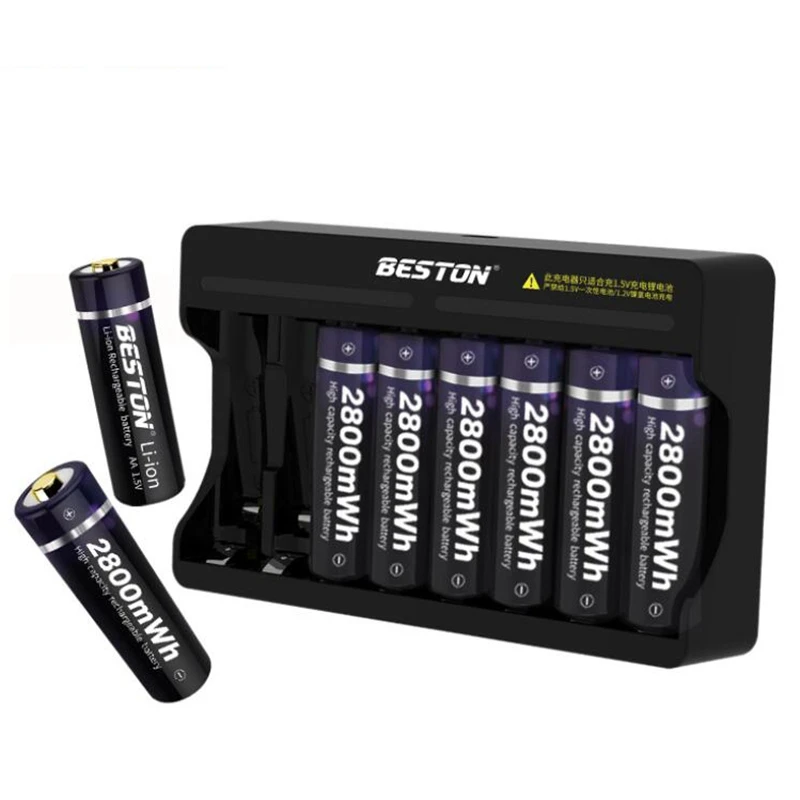 Beston 8 Slot Fast Smart Intelligent Lithium Battery Charger for 1.5V AA AAA Rechargeable Battery Quick Charger
Beston 8 Slot Fast Smart Intelligent Lithium Battery Charger for 1.5V AA AAA Rechargeable Battery Quick Charger