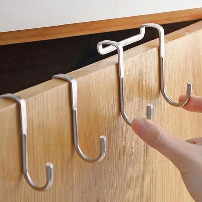 Stainless Steel Free Punching Cabinet Door Without Trace Hook S-type Door Hanger Hanger Door Back Coat Hook Small Hook NEW
Stainless Steel Free Punching Cabinet Door Without Trace Hook S-type Door Hanger Hanger Door Back Coat Hook Small Hook NEW