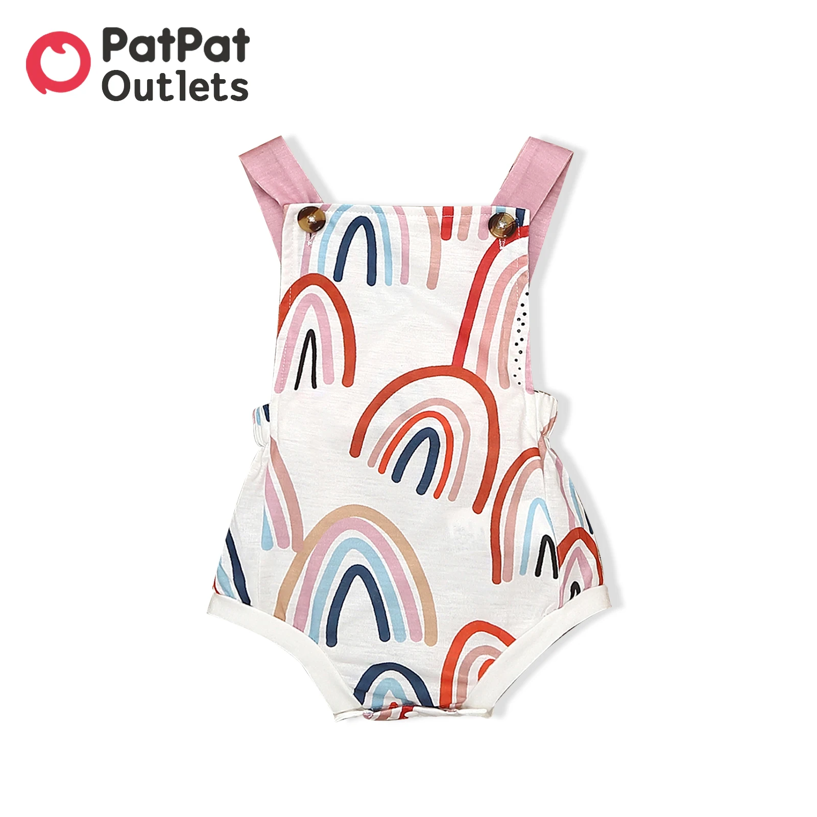 PatPat 0-24M Summer Newborn Toddler Children's Kids Baby Boy/Girl Clothes Allover Rainbow Print Overalls Shorts Outfits Set
PatPat 0-24M Summer Newborn Toddler Children's Kids Baby Boy/Girl Clothes Allover Rainbow Print Overalls Shorts Outfits Set