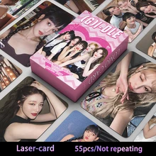 55pcs/set Kpop GIDLE INEVER DIE Lomo Cards (G)I-DLE Album Girls I Burn Photo Card Postcard Fans Gift