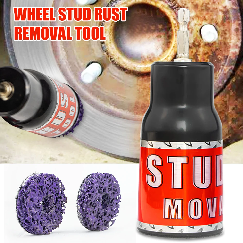 Stud Rust Removal Tool Bolt Derusting Wheel Hub Clean Surface Corrosion Debris Car Truck Fit 1/2” Impact Wrenches Electric Drill
Stud Rust Removal Tool Bolt Derusting Wheel Hub Clean Surface Corrosion Debris Car Truck Fit 1/2” Impact Wrenches Electric Drill