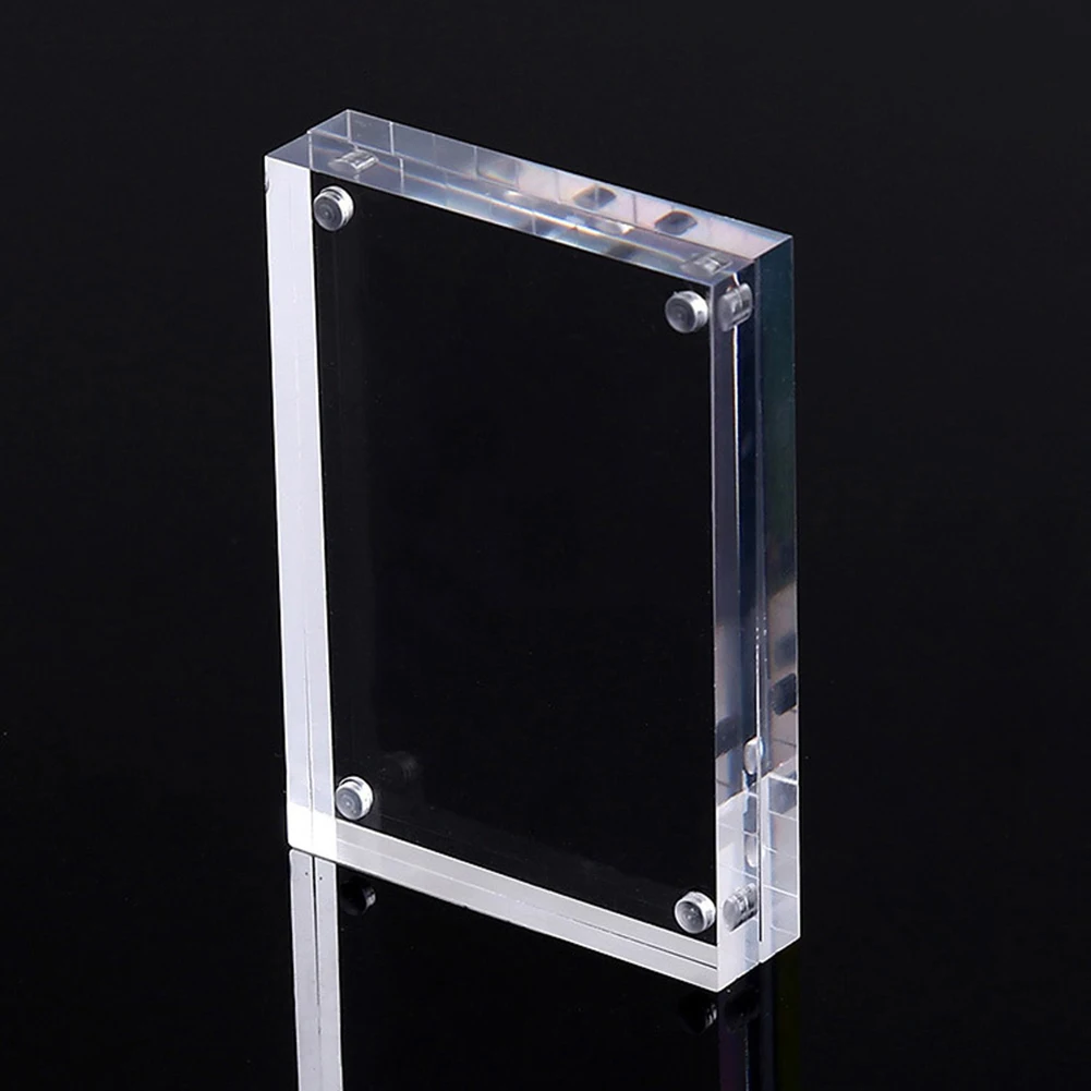 Transparent Acrylic Photo Frame Magnetic Poster Display Stand Photo Card Holder Picture Frame Practical Message Memo Board Frame
Transparent Acrylic Photo Frame Magnetic Poster Display Stand Photo Card Holder Picture Frame Practical Message Memo Board Frame