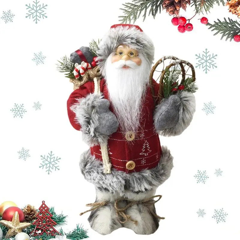 Santa Claus Doll Toy For Kids Plush Toy Stuffed Plush Holiday Party Supplies Standing Doll Toy Christmas Decorations Doll Toy
Santa Claus Doll Toy For Kids Plush Toy Stuffed Plush Holiday Party Supplies Standing Doll Toy Christmas Decorations Doll Toy