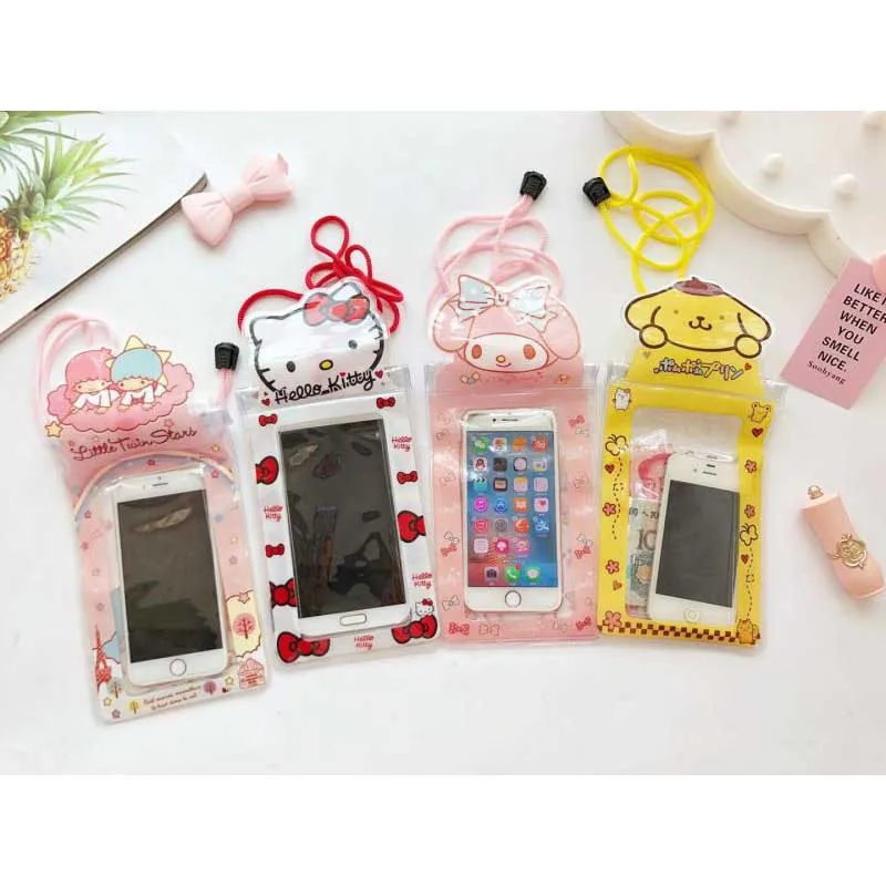 Kawaii Sanrios Cartoon Hellokitty Anime Kuromi Cute Mymelody Creative Portable Mobile Phone Waterproof Bag Toys for Grils Gifts
Kawaii Sanrios Cartoon Hellokitty Anime Kuromi Cute Mymelody Creative Portable Mobile Phone Waterproof Bag Toys for Grils Gifts
