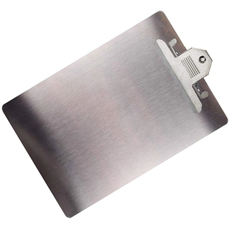 2X File Folder Metal Clipboard A4 Stainless Steel Clip Board Organizer Binder Board Menu Splint For Office School Teach
2X File Folder Metal Clipboard A4 Stainless Steel Clip Board Organizer Binder Board Menu Splint For Office School Teach