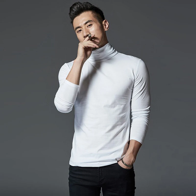 Men's Casual Underwear Slim Turtleneck Long Sleeve Tops Pullover T-Shirt Solid Color Turtleneck Thermal Pullover
Men's Casual Underwear Slim Turtleneck Long Sleeve Tops Pullover T-Shirt Solid Color Turtleneck Thermal Pullover