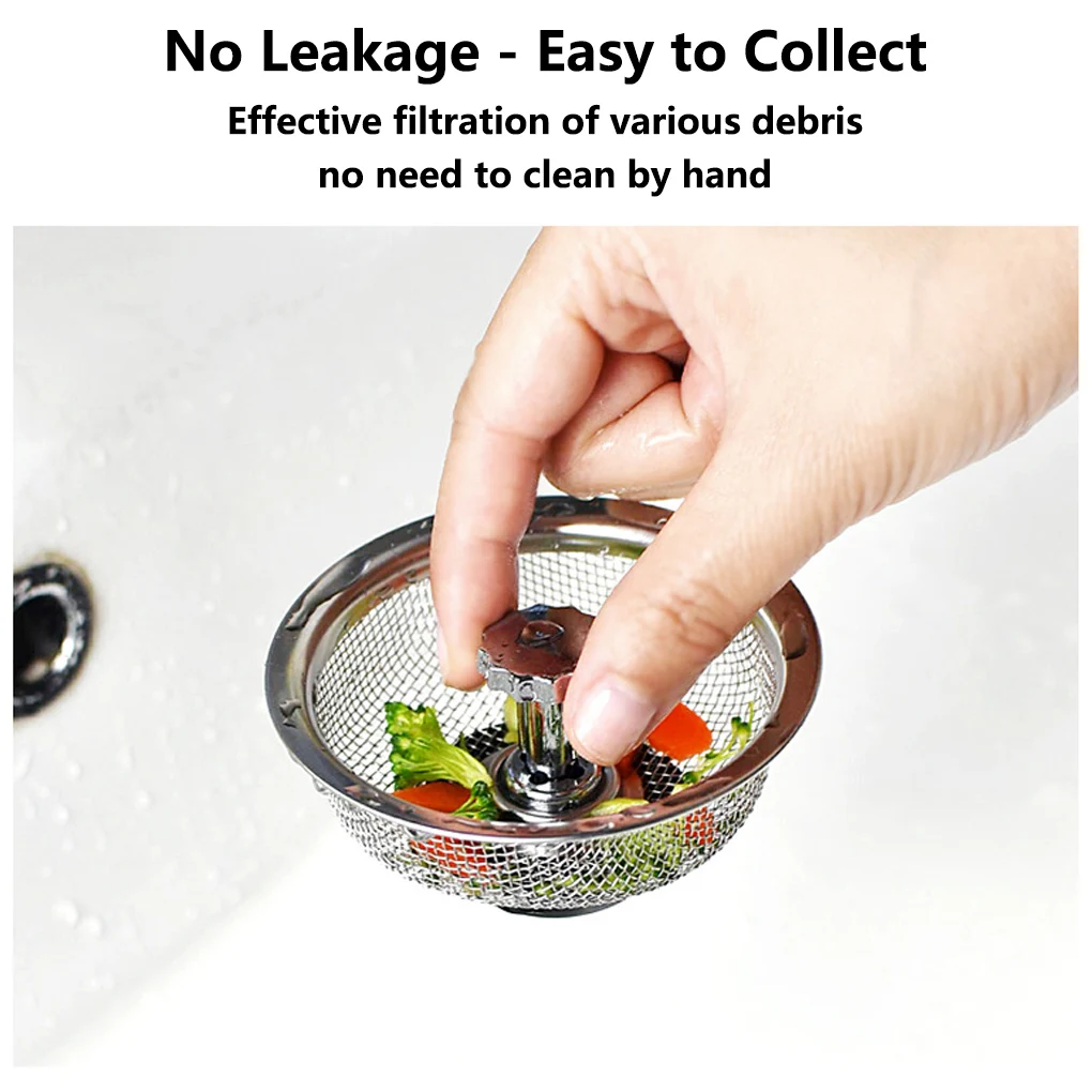 Hot 1PC Stainless Steel Mesh Bathroom Basin Sink Drain Stopper Filter Basket Kitchen Waste Sink Strainer Clean Tool
Hot 1PC Stainless Steel Mesh Bathroom Basin Sink Drain Stopper Filter Basket Kitchen Waste Sink Strainer Clean Tool