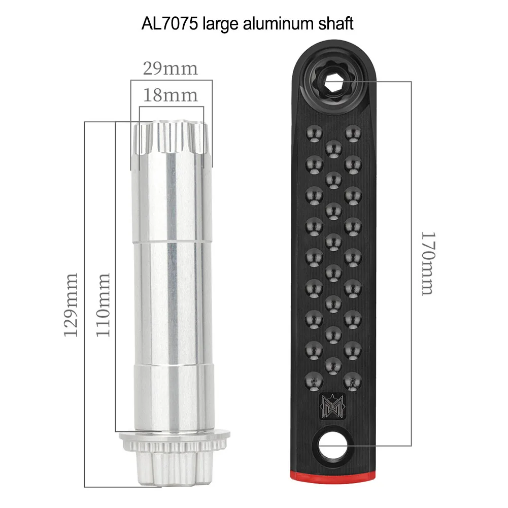Road Bike Crankset 39/53T DUB High Strength Impact Screw 50-34T AL7075 Aluminum Shaft BCD 130mm Bottom Bracket
Road Bike Crankset 39/53T DUB High Strength Impact Screw 50-34T AL7075 Aluminum Shaft BCD 130mm Bottom Bracket