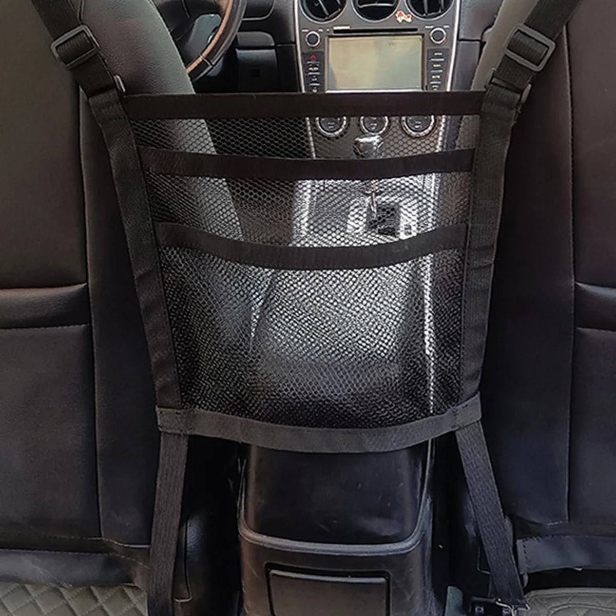new 3-Layer Car Mesh Organizer with 2 Pockets Durable Seat Back Net Bag with Buckle and Metal Hook Portable Car Storage Net Bag
new 3-Layer Car Mesh Organizer with 2 Pockets Durable Seat Back Net Bag with Buckle and Metal Hook Portable Car Storage Net Bag