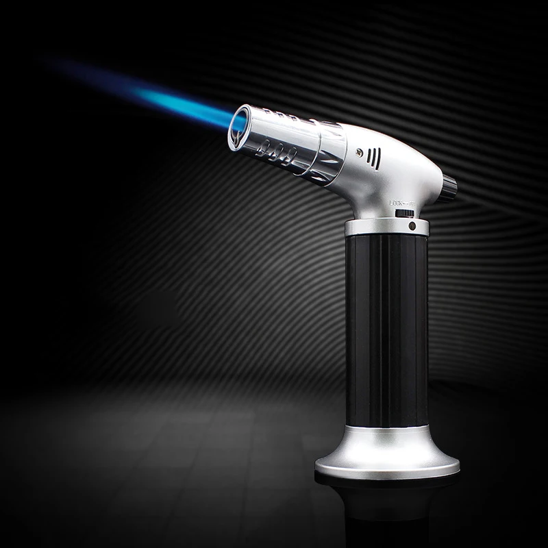 Jet Spray Gun Kitchen Lighter BBQ Metal Windproof Torch Turbo Butane Gas Cigar Cigarette Lighter Camping Survival Tool Outdoor
Jet Spray Gun Kitchen Lighter BBQ Metal Windproof Torch Turbo Butane Gas Cigar Cigarette Lighter Camping Survival Tool Outdoor