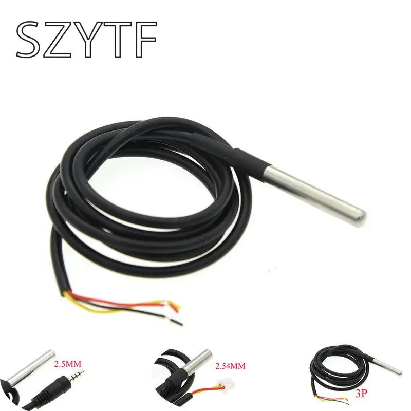 Direct waterproof DS18B20 digital temperature sensor (probe) a large number of original spot can be customized
Direct waterproof DS18B20 digital temperature sensor (probe) a large number of original spot can be customized