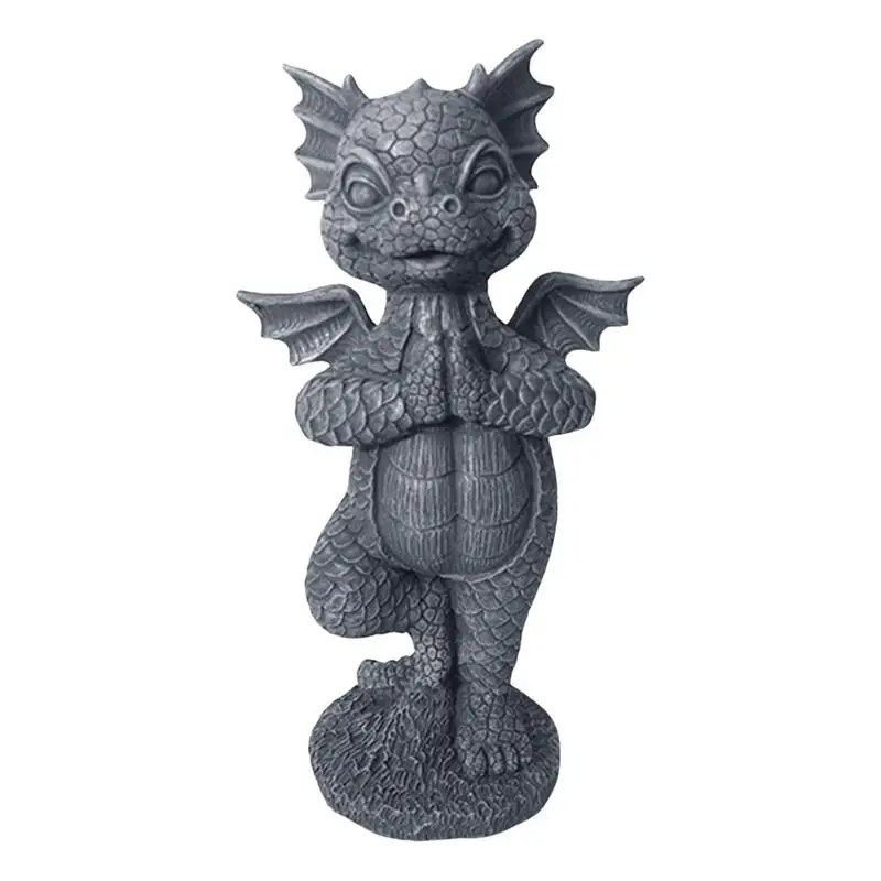 Garden Dragon Ornament Desktop Resin Dragon Crafts Statue Garden Art Yoga Dragon Figurine Craft Sculpture For Desktop Patio Lawn
Garden Dragon Ornament Desktop Resin Dragon Crafts Statue Garden Art Yoga Dragon Figurine Craft Sculpture For Desktop Patio Lawn