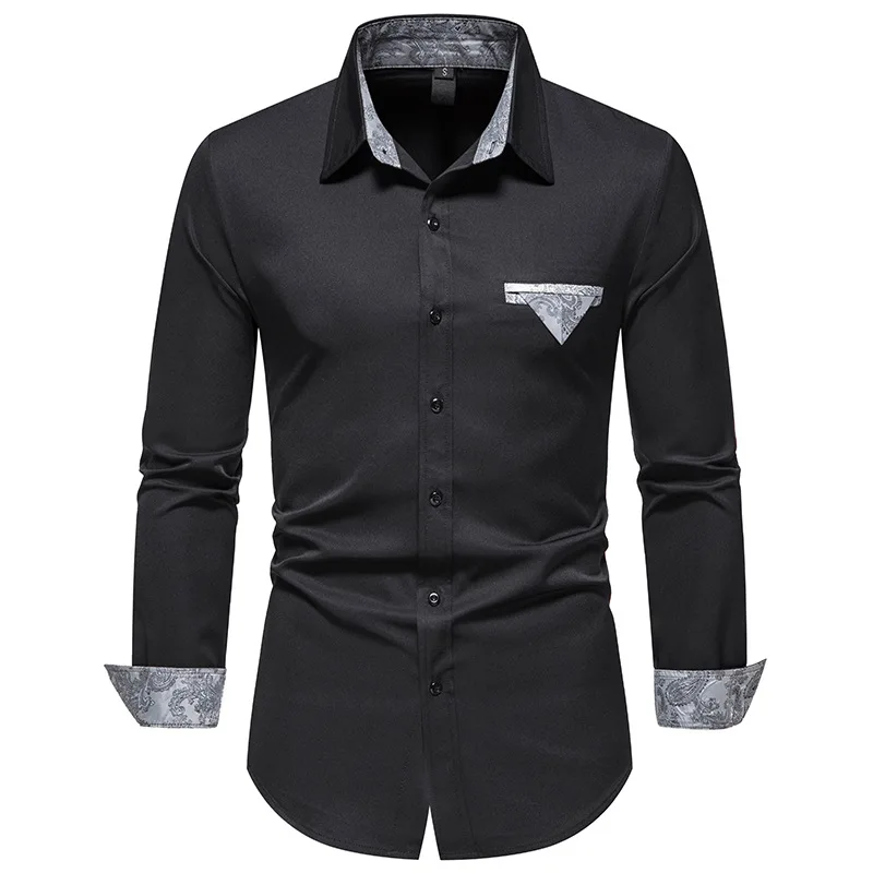 Hit Color Paisley Long Sleeve Shirt Men 2022 Brand Slim Fit Mens Button Down Dress Shirts Business Wedding Tuxedo Chemise Homme
Hit Color Paisley Long Sleeve Shirt Men 2022 Brand Slim Fit Mens Button Down Dress Shirts Business Wedding Tuxedo Chemise Homme